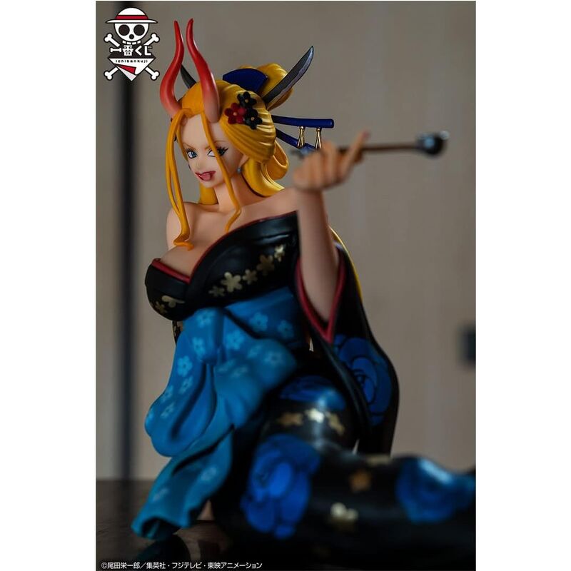One Piece Glitter Black Maria Ichibansho Figura 15cm