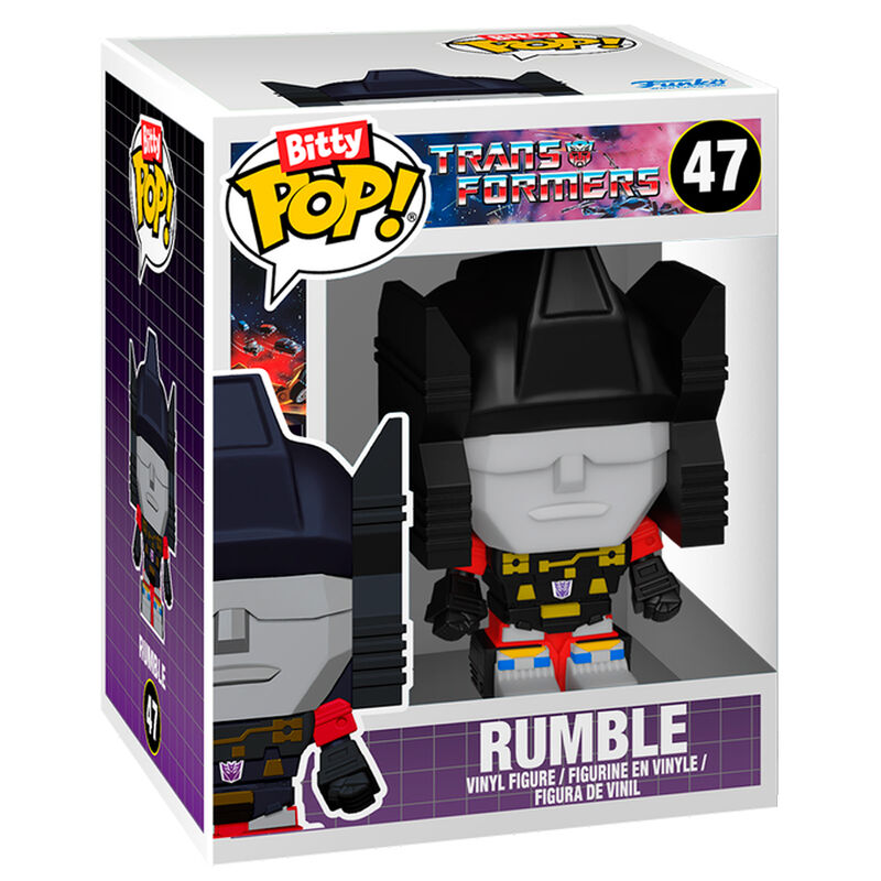 Bitty Bots Figura Transformers Soundwave with Rumble