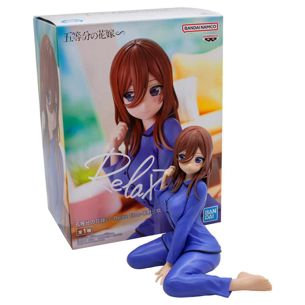 The Quintessential Quintuplets Miku Nakano Relax Time Figura 12cm