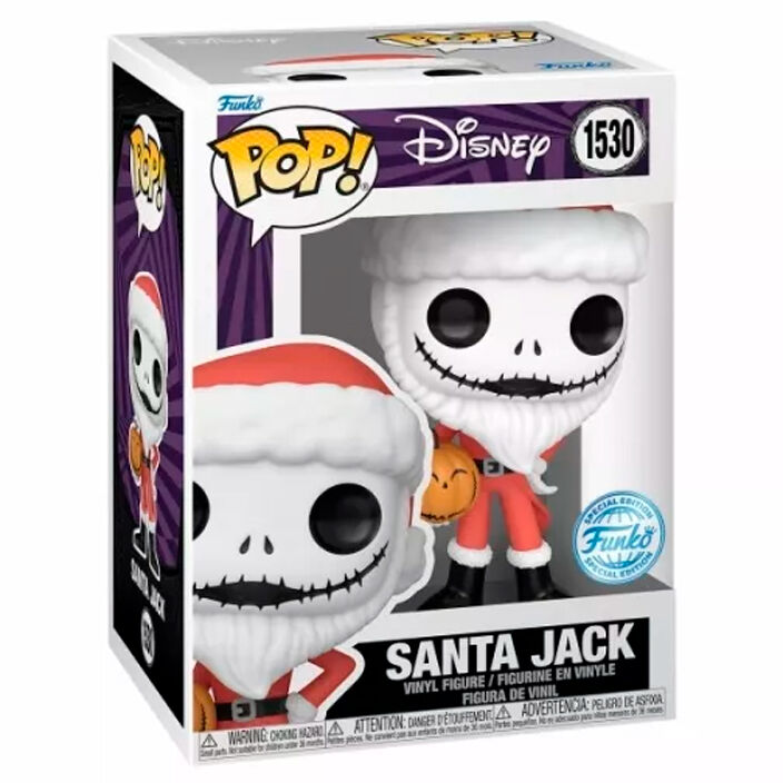 Funko POP!Disney Nightmare Before Christmas Santa Jack Exclusive