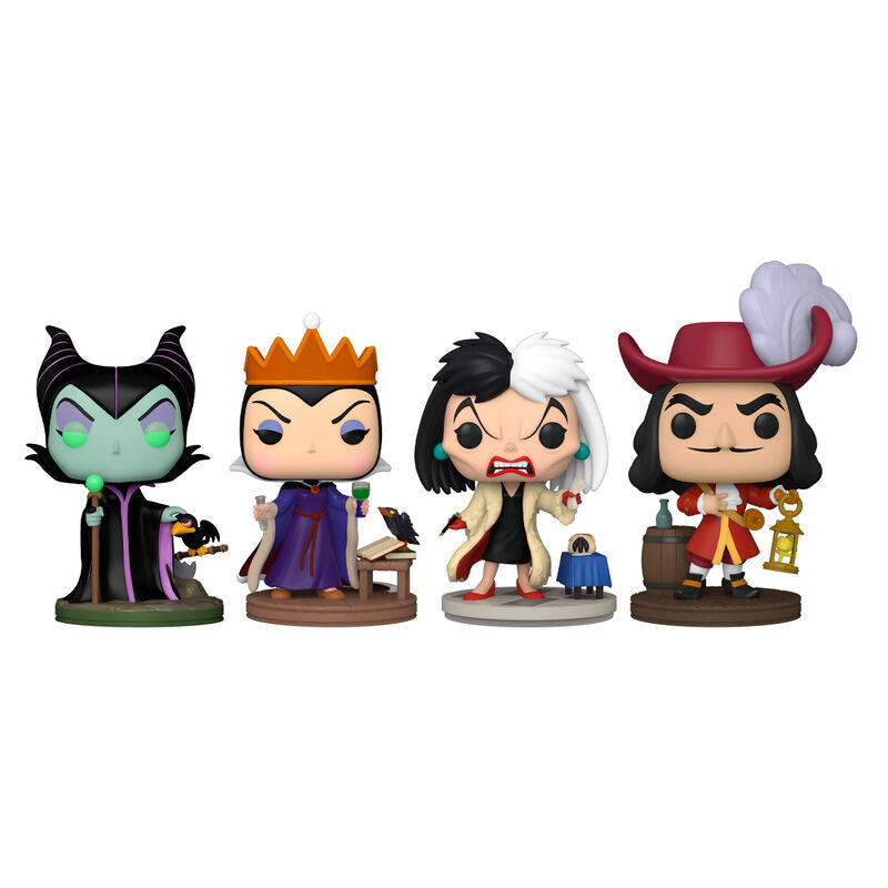 Funko POP! pack 4 Figuras Disney Villains