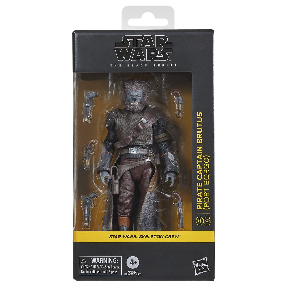 Star Wars Skeleton Crew Pirate Captain Brutus Port Borgo Figura 15cm