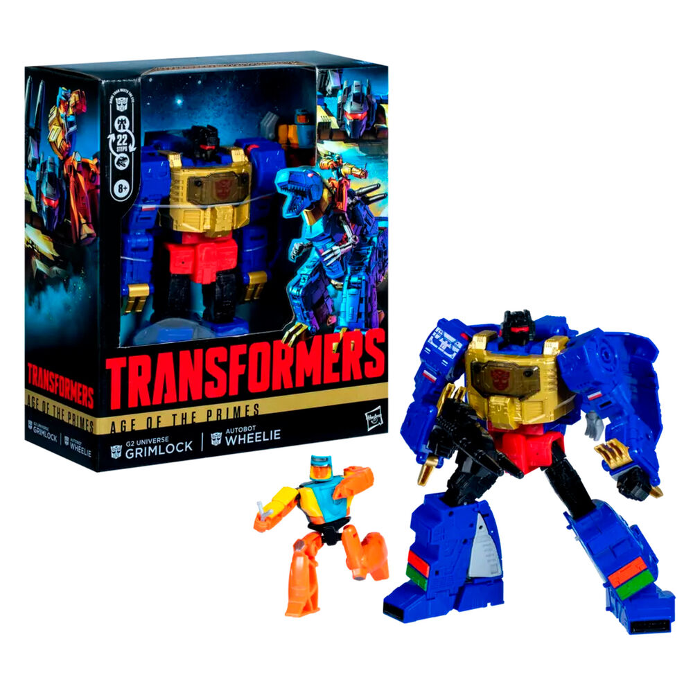 Transformers Age of the Primes G2 Universe Grimlock Autobot Wheelie Figura 19cm