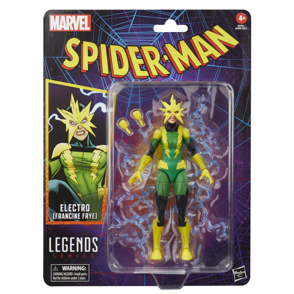 Marvel Spider-Man Electro Francine Frye Figura 15cm