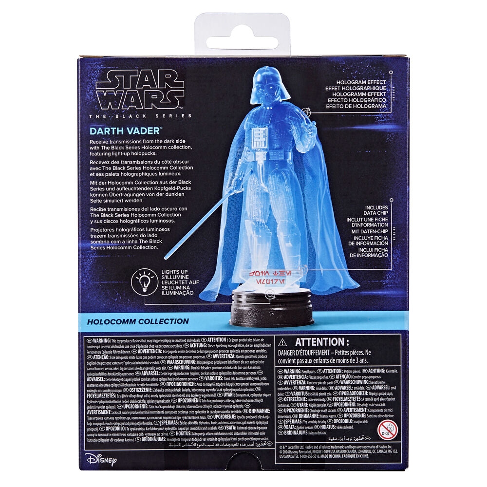 Star Wars Darth Vader Holocomm Collection Figura 15cm