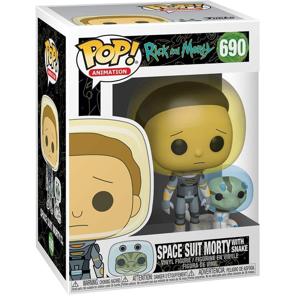 Funko POP!Rick & Morty Space Suit Morty with Snake