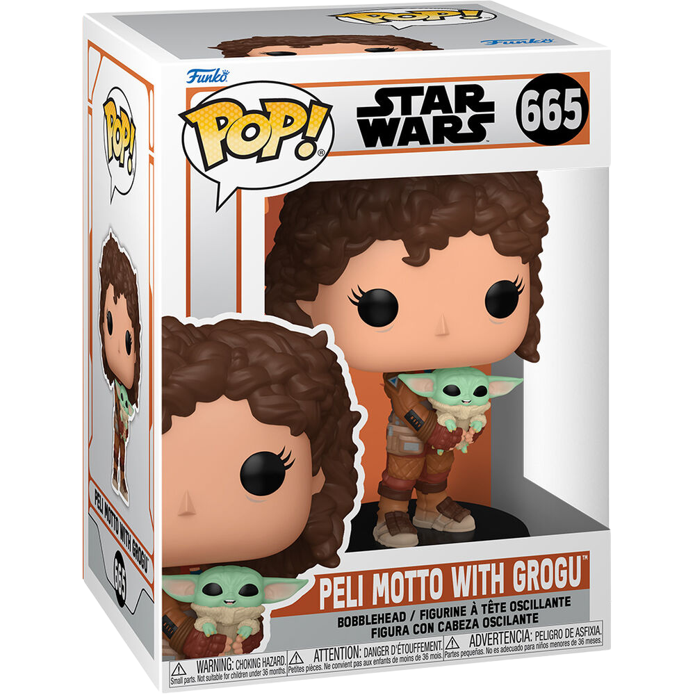 Funko POP! Star Wars Mandalorian 9 - Peli Motto with Grogu