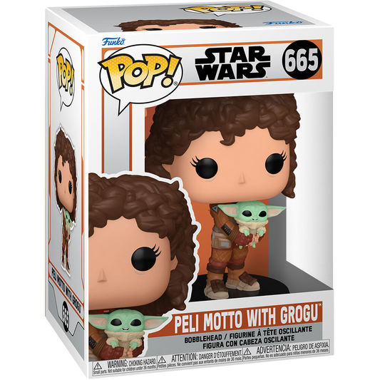 Funko POP! Star Wars Mandalorian 9 - Peli Motto with Grogu