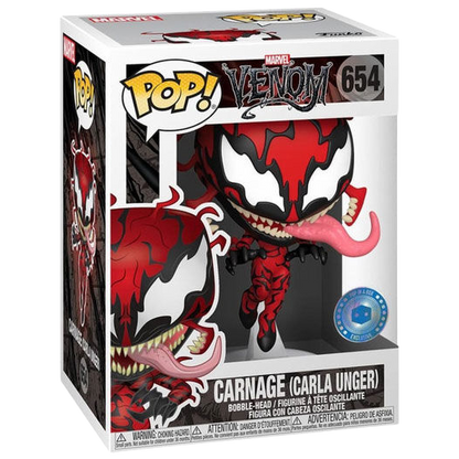 Funko POP! Marvel Comics Venom - Carla Unger Carnage *Exclusive*