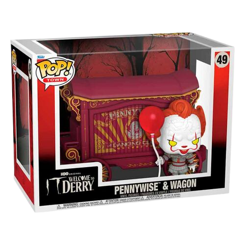 Funko POP! Town IT Welcome To Derry - Pennywise & Wagon *PRE-ORDER*