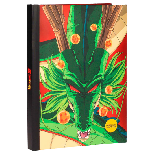 Caderno A5 com Luzes - Dragon Ball - Shenron