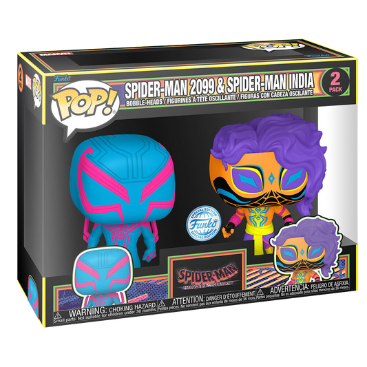 Funko POP! Pack 2 Figuras Spider-Man - Spider-Man 2099 & Spider-Man India *Exclusive*