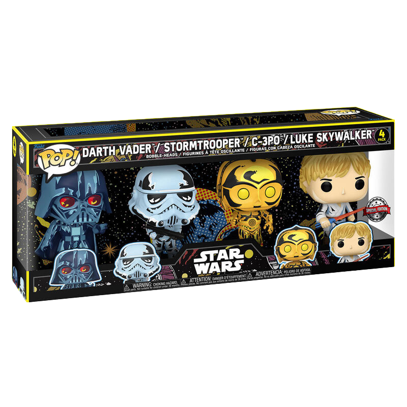 Funko POP! Pack 4 Figuras Star Wars *Exclusive*