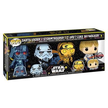 Funko POP! Pack 4 Figuras Star Wars *Exclusive*