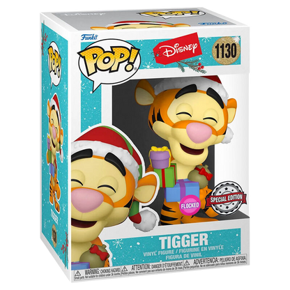 Funko POP! Disney Holiday Tigger Flocked Exclusive