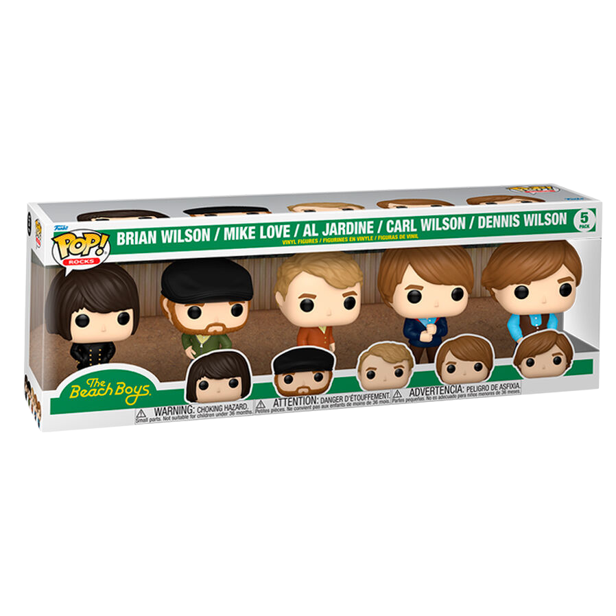 Funko POP! Pack 5 Figuras - The Beach Boys