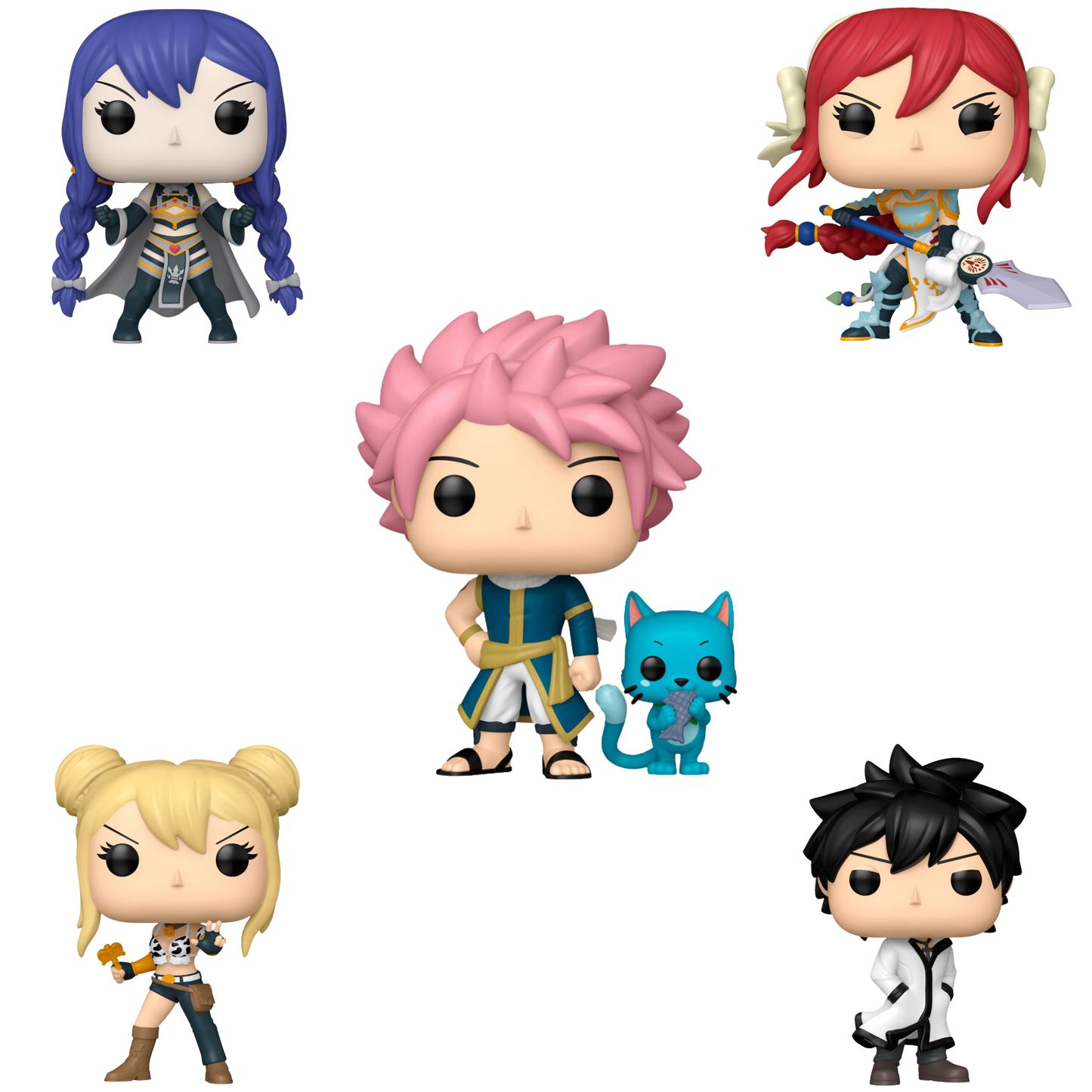 Bundle Funko POP! Fairy Tail - Coleção abril de 2026
