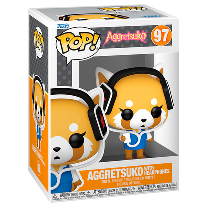 Funko POP! Aggretsuko - Aggretsuko with Headphones