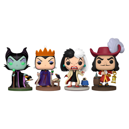 Funko POP! Pack 4 Figuras Disney - Villains
