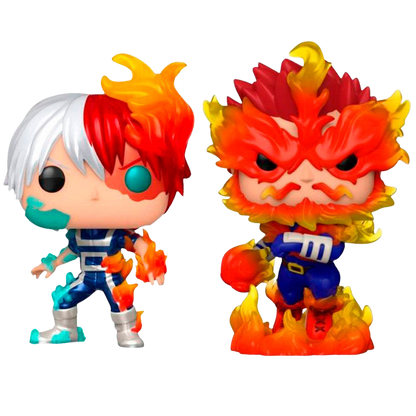 Funko POP! Pack 2 Figuras My Hero Academia - Shoto Todoroki & Endeavor *Exclusive*
