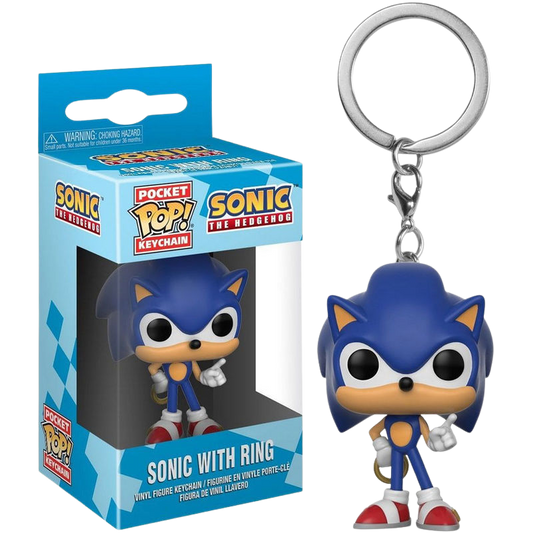 Porta-Chaves Funko POP! Sonic with Ring
