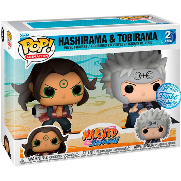 Funko POP! Pack 2 Figuras Naruto Shippuden - Hashirama & Tobirama *Exclusive*
