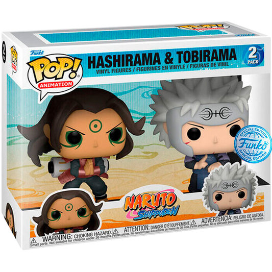 Funko POP! Pack 2 Figuras Naruto Shippuden - Hashirama & Tobirama *Exclusive*