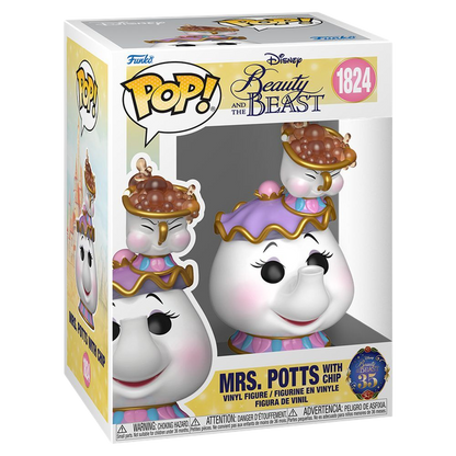 Funko POP! Disney Beauty And The Beast - Mrs. Potts with Chip