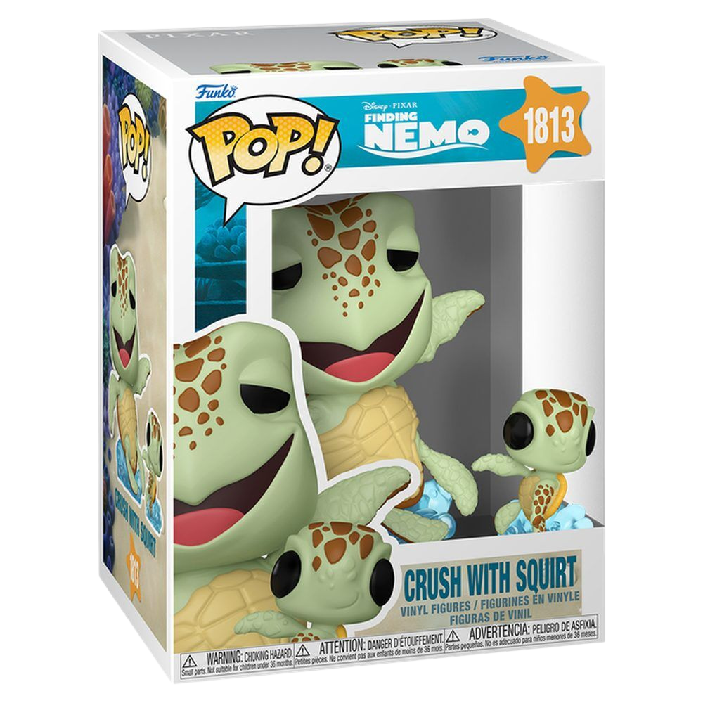 Funko POP! Disney Finding Nemo - Crush with Squirt