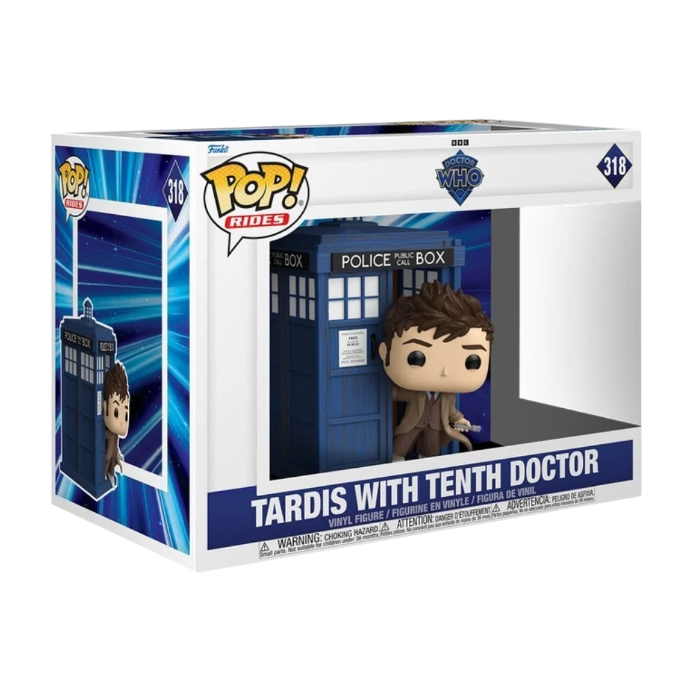 Funko POP! Rides Deluxe Doctor Who - Tardis with Tenth Doctor