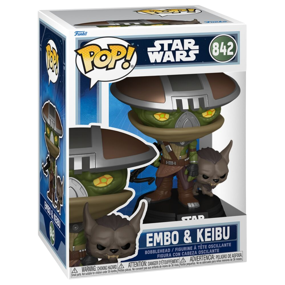 Funko POP! Star Wars: The Mandalorian & Grogu – Embo & Keibu