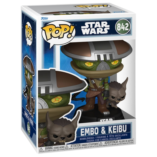 Funko POP! Star Wars: The Mandalorian & Grogu – Embo & Keibu *PRE-ORDER*