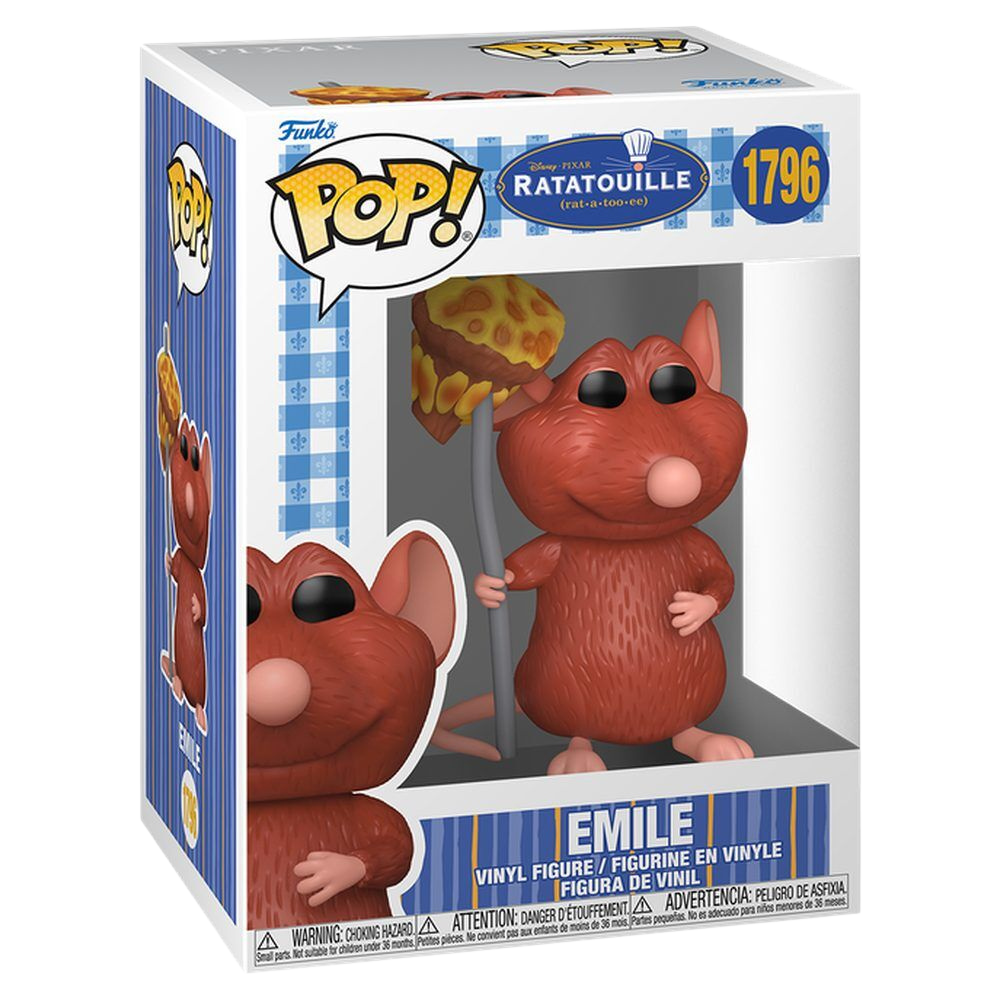 Funko POP! Disney Ratatouille - Emile with Mushroom
