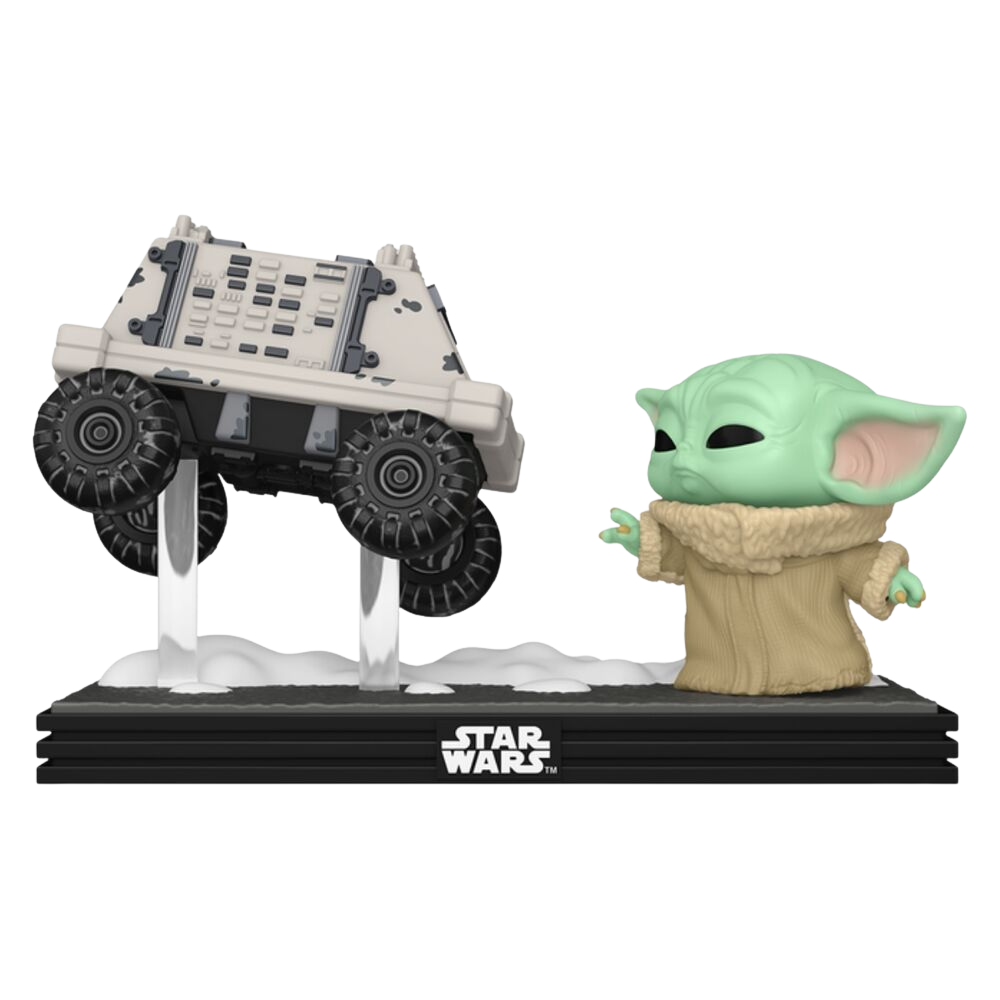 Funko POP! Moments Star Wars: The Mandalorian & Grogu – Grogu with Polar Mouse Droid