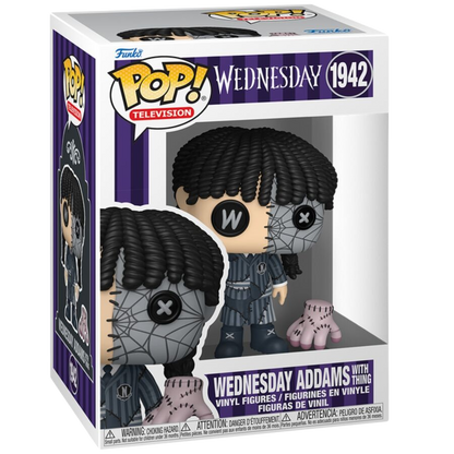 Funko POP! Wednesday - Wednesday Addams with Thing *PRE-ORDER*