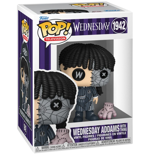 Funko POP! Wednesday - Wednesday Addams with Thing *PRE-ORDER*