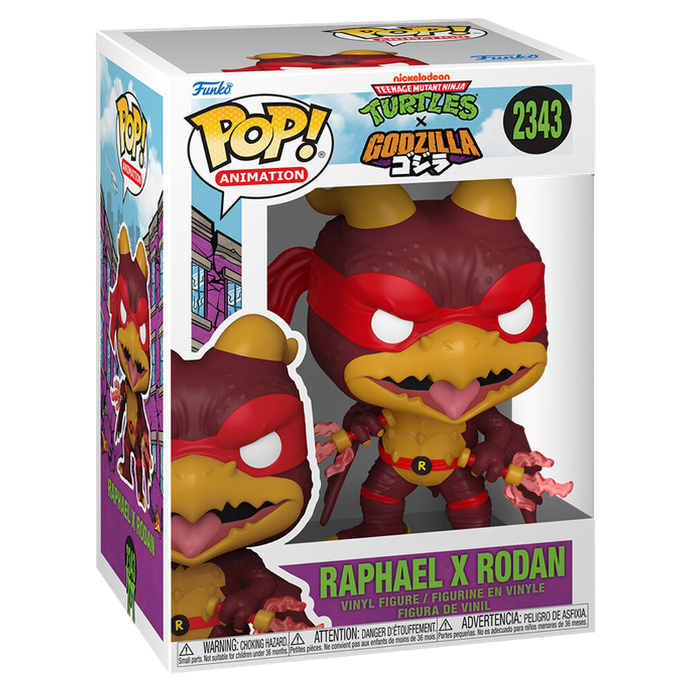 Funko POP! Teenage Mutant Ninja Turtles x Godzilla - Raphael X Rodan *PRE-ORDER*