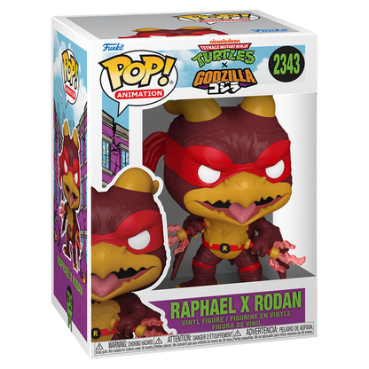 Funko POP! Teenage Mutant Ninja Turtles x Godzilla - Raphael X Rodan *PRE-ORDER*