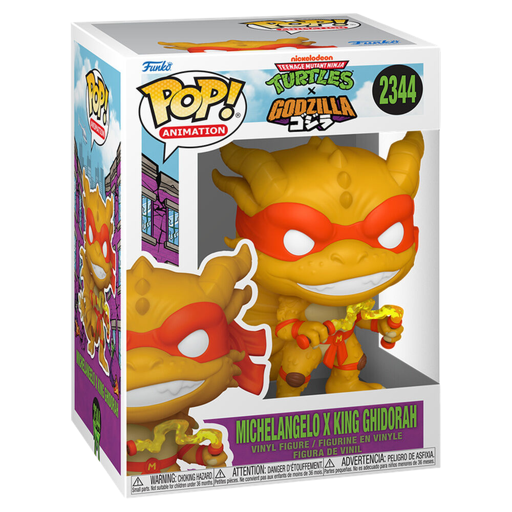 Funko POP! Mutant Ninja Turtles x Godzilla - Michelangelo X Ghidorah *PRE-ORDER*