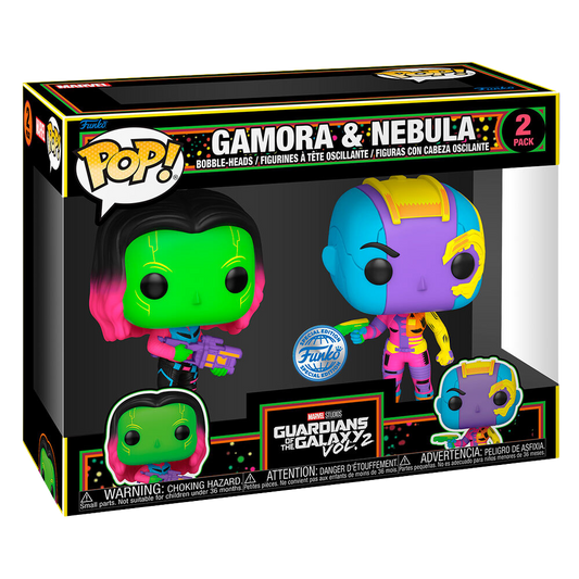 Funko POP! Pack 2 Figuras Marvel Guardians of the Galaxy - Gamora & Nebula *Exclusive*
