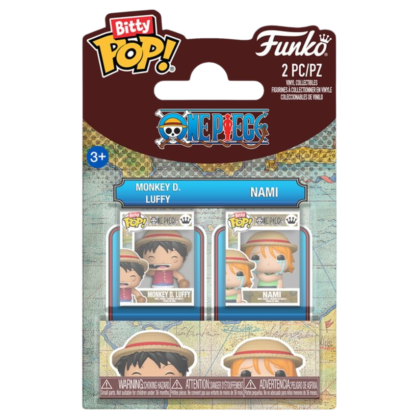 Bitty POP! Pack 2 Figuras One Piece - Luffy & Nami *PRE-ORDER*