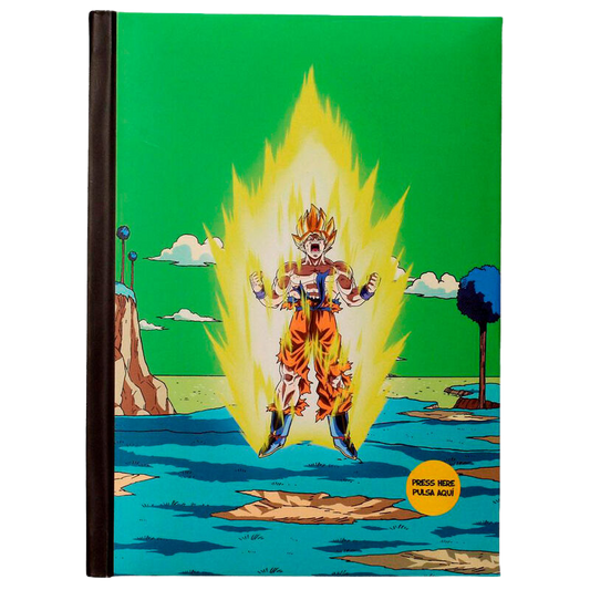 Caderno A5 com Luzes - Dragon Ball - Namek Final Battle