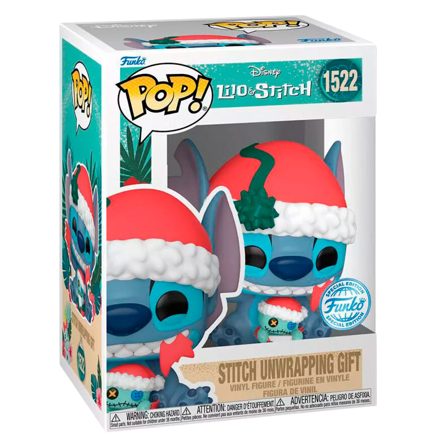 Funko POP! Disney Lilo & Stitch - Stitch Unwrapping Gift