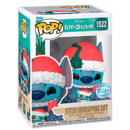 Funko POP! Disney Lilo & Stitch - Stitch Unwrapping Gift