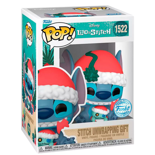 Funko POP! Disney Lilo & Stitch - Stitch Unwrapping Gift