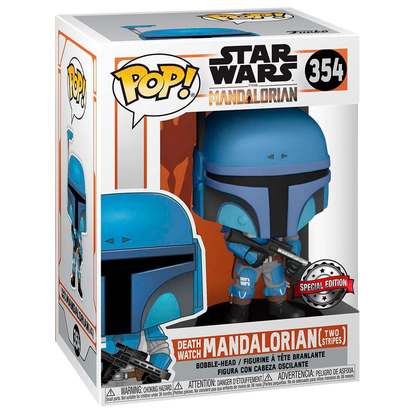 Funko POP!Star Wars Mandalorian - Death Watch Mandalorian Two Stripes *Exclusive*