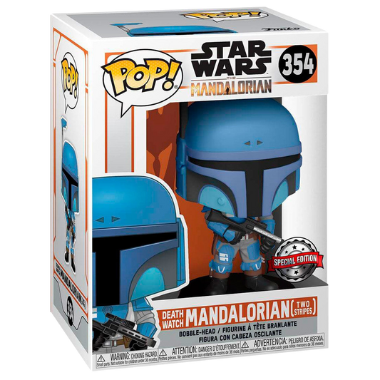 Funko POP!Star Wars Mandalorian - Death Watch Mandalorian Two Stripes *Exclusive*