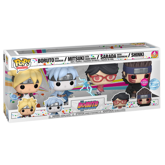 Funko POP! Pack 4 Figuras Boruto *Exclusive*
