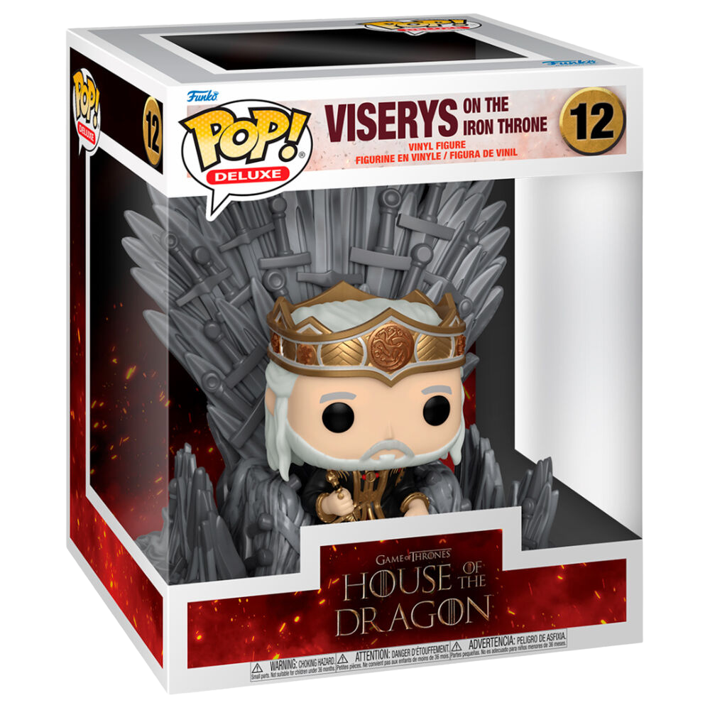 Funko POP! Deluxe House of the Dragon - Viserys on the Iron Throne
