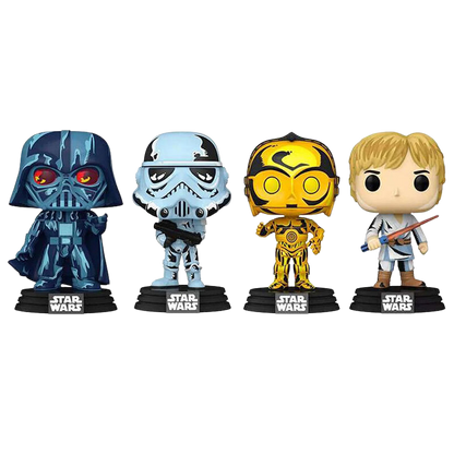 Funko POP! Pack 4 Figuras Star Wars *Exclusive*